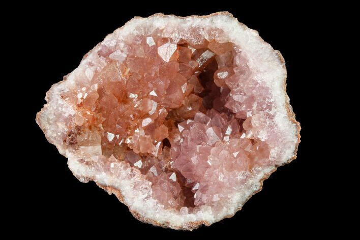 Sparkly, Pink Amethyst Geode Section - Argentina #170140